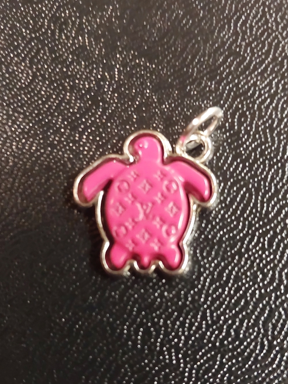 LV Pink Turtle Enamel Charm Pendant